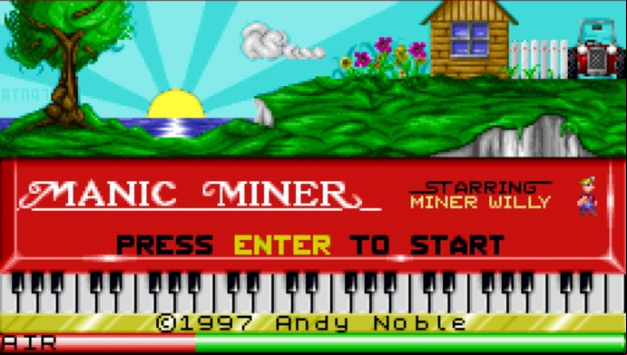 Manic Miner - DOS BOX